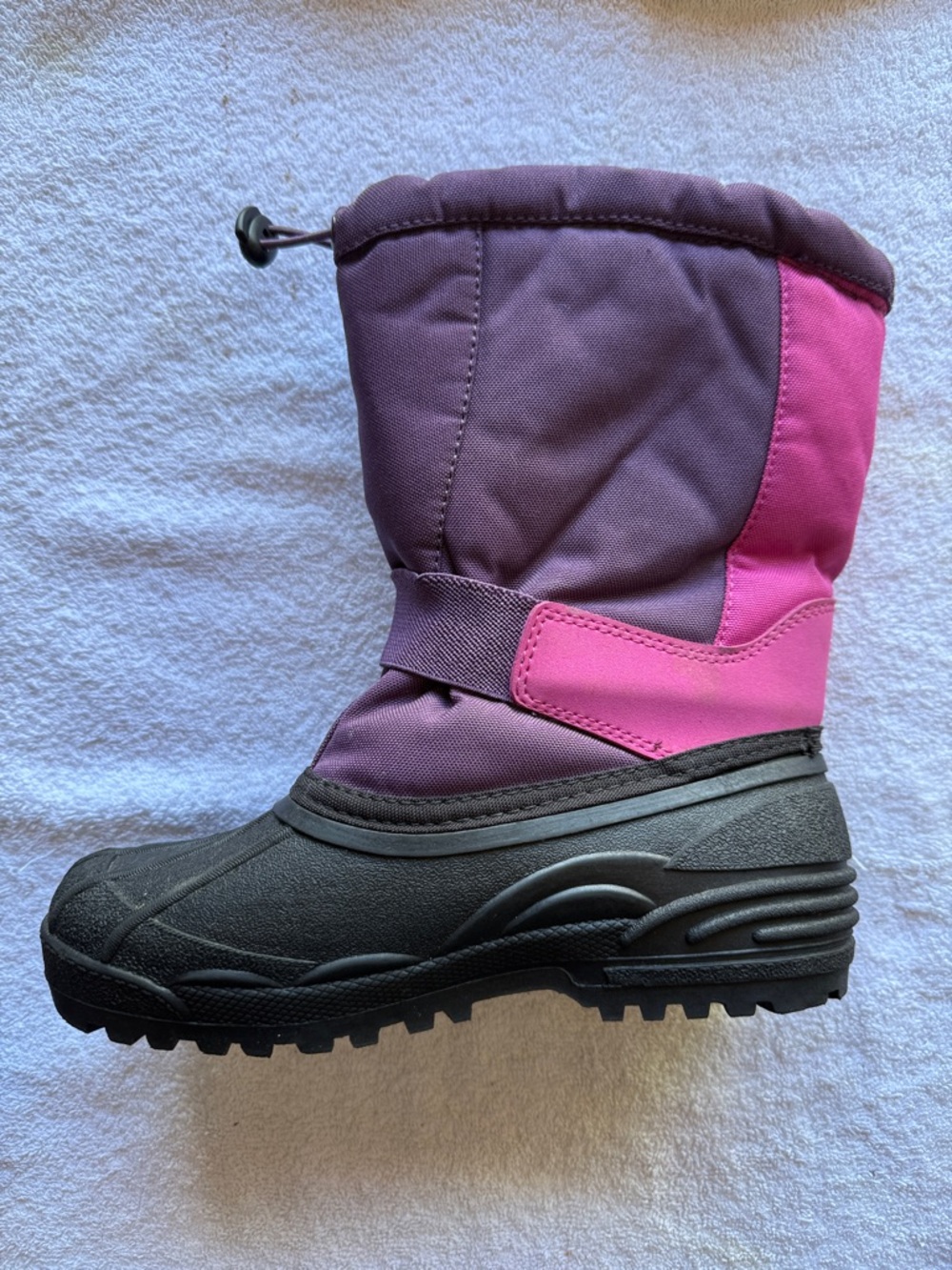 Ozark Trail Girls Purple and Pink Insulated Snow Boots - Picture 2 of 8